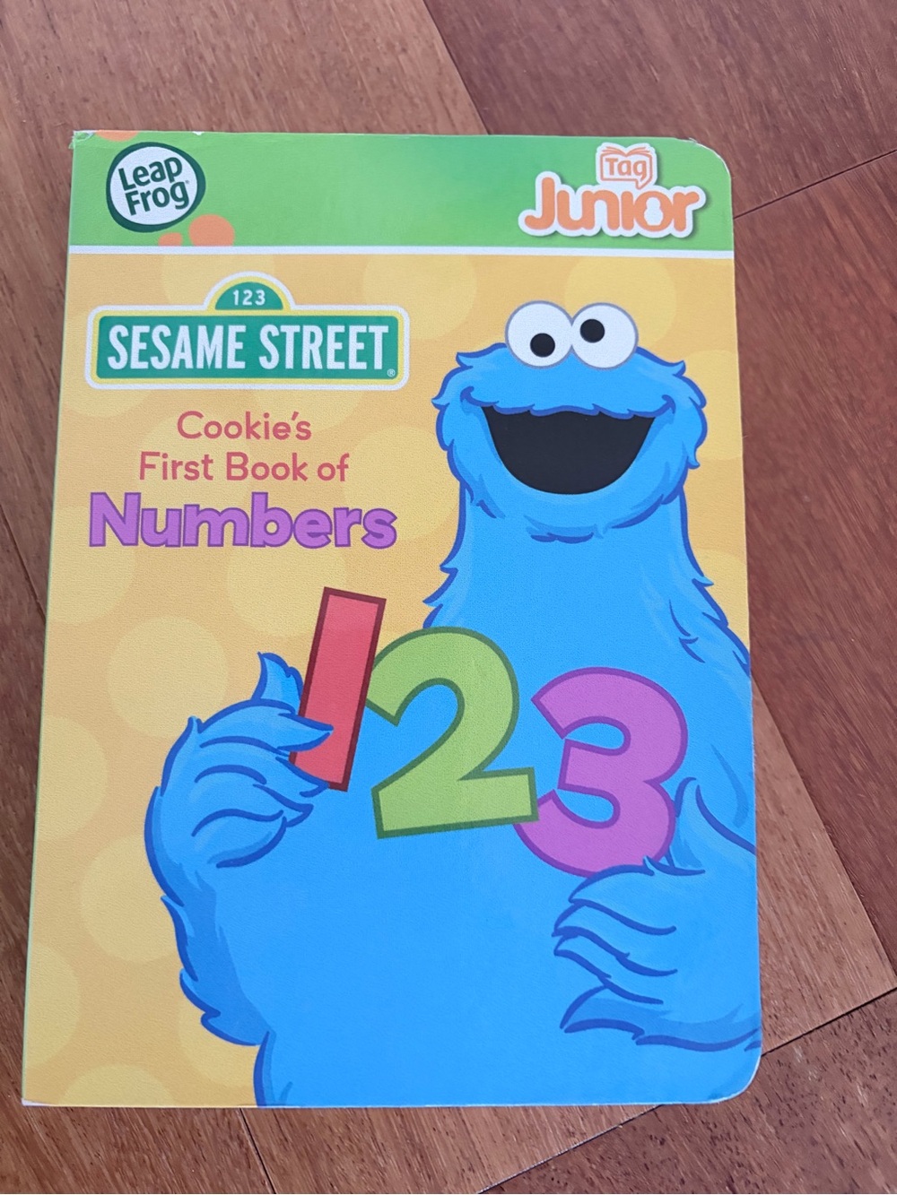 LeapFrog Tag Junior Sesame Street Cookie’s First Book of Numbers - Blue